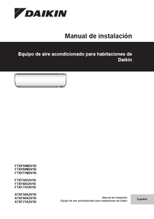 FTXP-M_FTXF-D_ATXF-A_Installation and operation manual_3PES697800-1_Spanish download